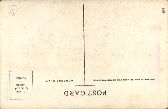 Passepartout Postcard Prince Albert of Monaco, portrait