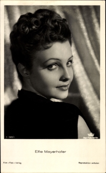 Ak-actrice Elfie Mayerhofer, portret, Tobis A 3905 1
