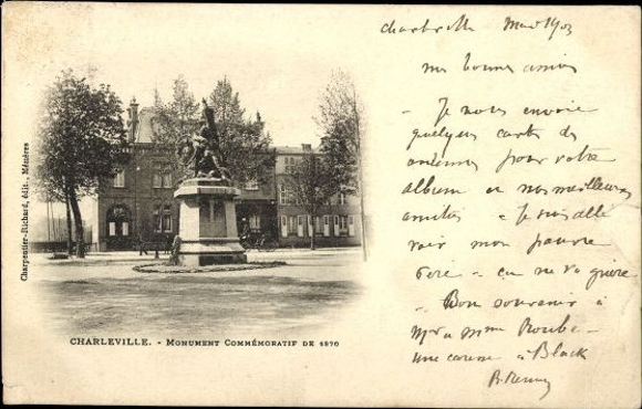 10 alte AK Charleville Mézières Ardennes, verschiedene Ansichten