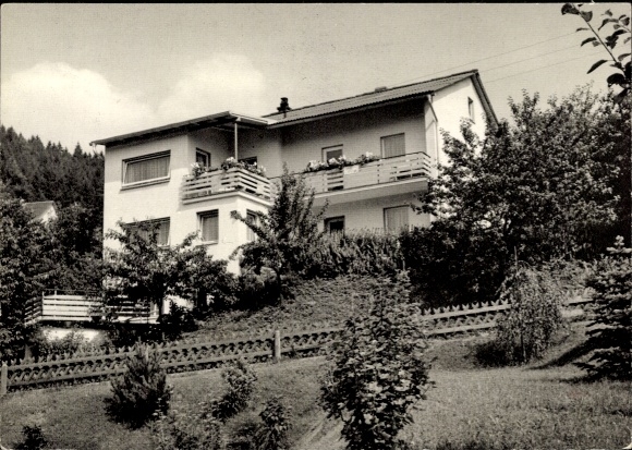 Ak Warmensteinach Oberfranken Bayern, Haus Brix, Luftkurort, Fichtelgebirge, Zimmer, Parkplatz, G