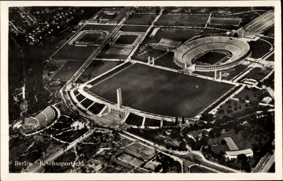 PC Berlin Charlottenburg Westend, Reichssportfeld, aerial photo