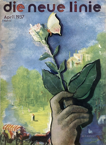 bauhaus the new line. April 1937 cover Friedrich Stabenau