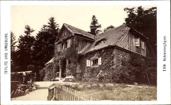 CdV Dubí Eichwald region Ústí, forest house sweat hunter