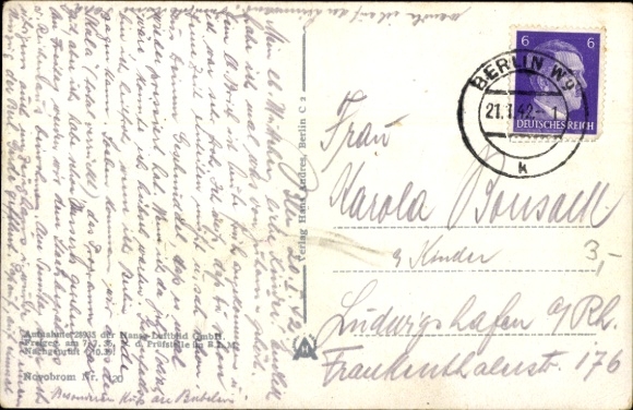 Postcard Berlin Charlottenburg Westend, aerial photograph of the Reichssportfeld, Waldbühne