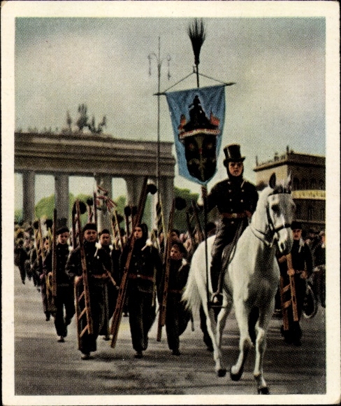 Collector's picture The post-war period No. 248, October 1934 Honoring the craft, chimney sweeps, pageant
