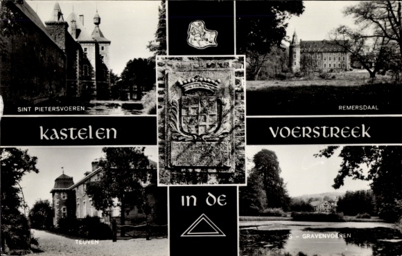 Ak Voeren Vlaanderen Limburg, Voerstreek, Kastelen, Sint Pietersvoeren, Remersdaal, Gravenvoeren, f