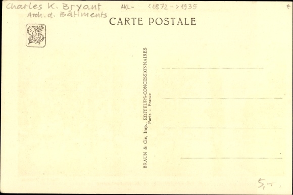 Ansichtkaart Parijs, Exposition Coloniale Internationale 1931, Maison de George Washington, Mount Vernon