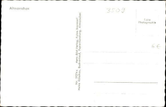 Postcard Altmorschen Morschen in Hesse, panorama