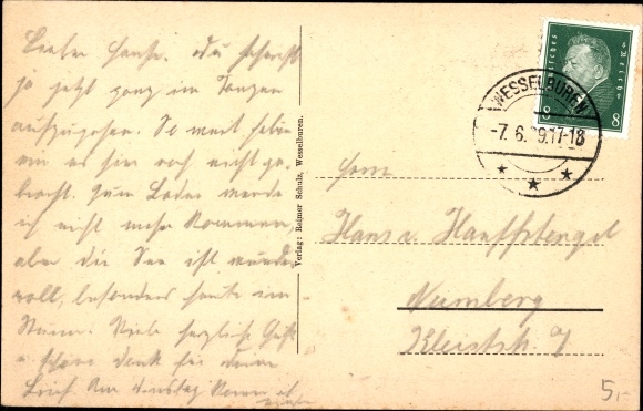 Postcard Wesselburen in Dithmarschen, Hebbel&#39;s birthplace, Arbeiterkathe Blankenau