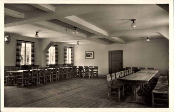 Ak Schniegling Nürnberg in Mittelfranken Bayern, Gebietsführerschule II, Speisesaal, HJ