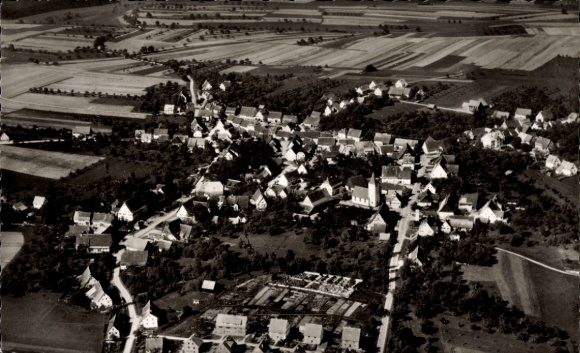 Ak Wittershausen Vöhringen in Württemberg, luchtfoto