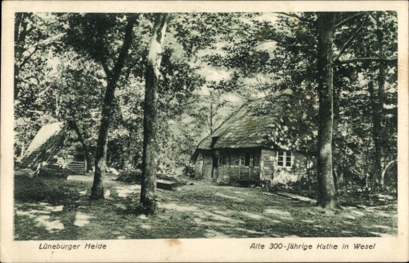KP Wesel Undeloh w Lüneburg Heath, stara 300-letnia katedra