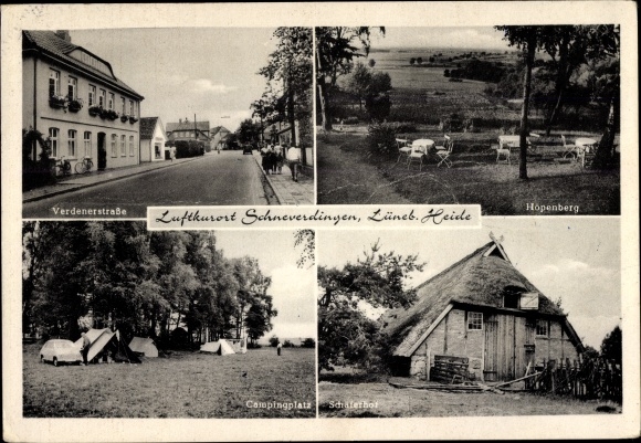 Postcard Schneverdingen Lüneburg Heath, Höpenberg, Schäferhof