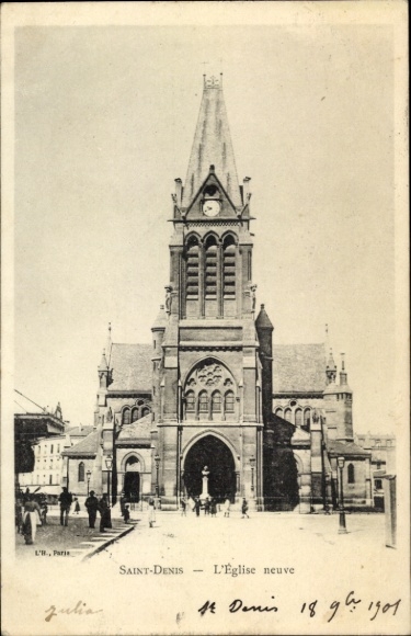 Ak Saint Denis Seine-Saint-Denis, Neue Kirche
