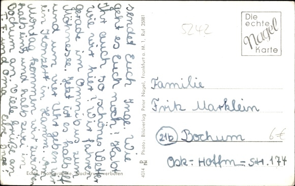 Postcard Freusburg Churches on the victory, Jugendburg, Burghof, Druidenstein