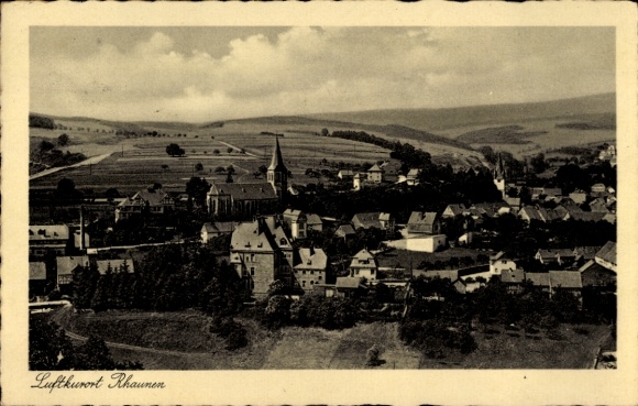 Postcard Rhaunen am Idarwald, general view