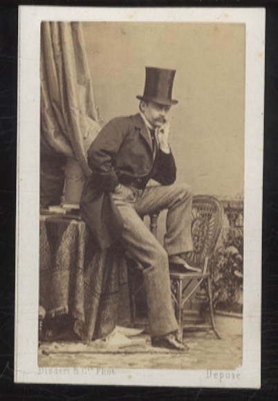 CdV portrait Prince Henry VII of Reuss-Köstritz