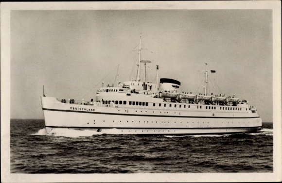 Ansichtkaart veerboot Duitsland