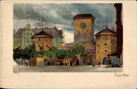 Artysta lito Kley, Heinrich, Monachium, Isartor