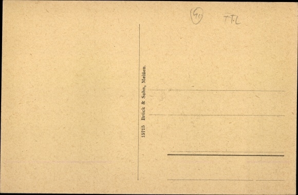 Postcard Grund Mohorn Wilsdruff Saxony, general view