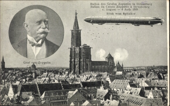 PC Strasbourg Alsace Bas Rhin, Balloon of Count Zeppelin