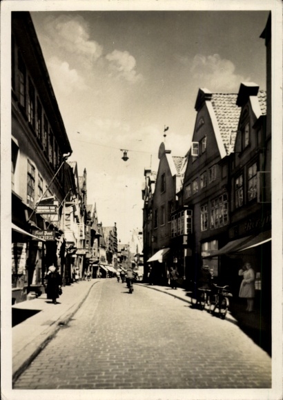 Ak Lüneburg in Niedersachsen, Kleine Bäckerstraße