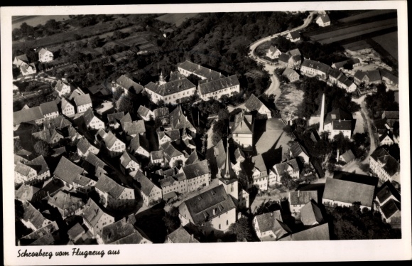 PC Schrozberg in Württemberg, aerial photograph