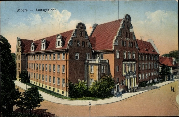 Postcard Moers Niederrhein, district court