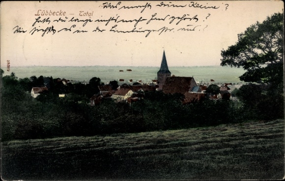 PC Lübbecke in Westphalia, total view