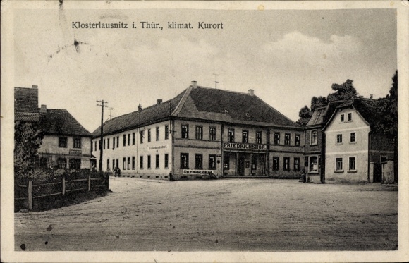 Ak Bad Klosterlausnitz in Thüringen, Historisches Gebäude, Gasthof Friedrichshof, alte 
