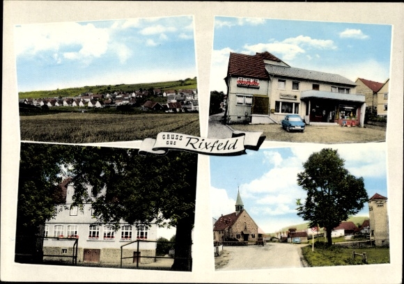 PC Rixfeld Herbstein in Hesse, panorama, restaurant, grocery store Karl Mohr