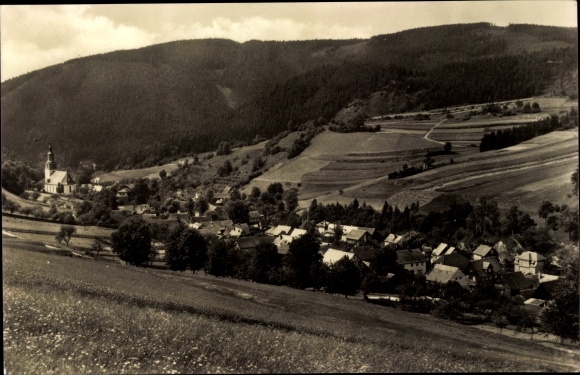 Ak Döschnitz in Thüringen, Panorama