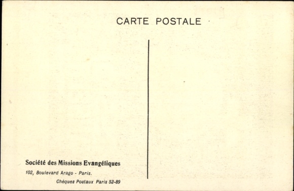 Postcard Paris, Boulevard Arago, Evangelical Missions