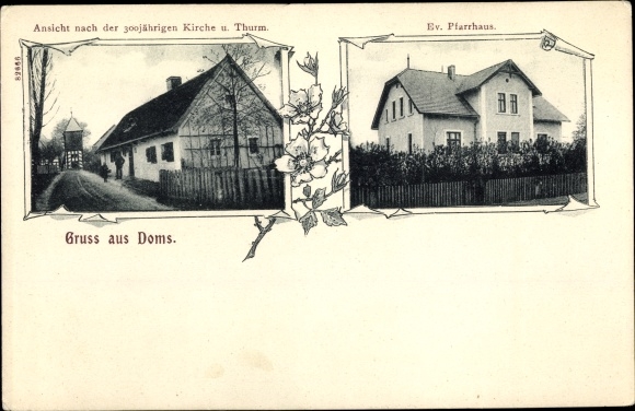 KP Doms Austria? Niemcy?, kościół i wieża 300jh, ew. plebania