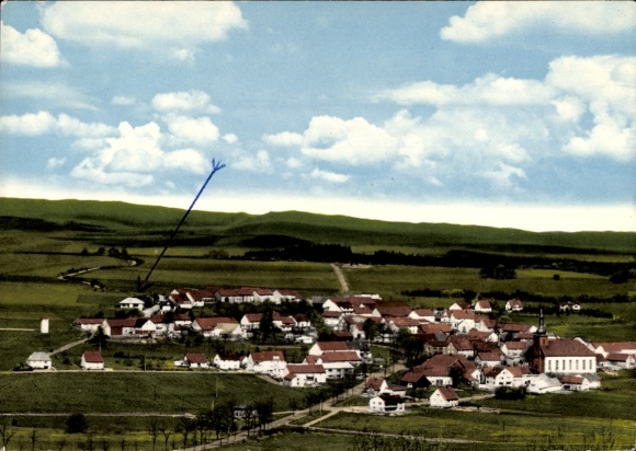 Ak Nieder Moos Niedermoos Vogelsberg Freiensteinau in Hessen, Panorama
