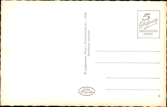 Postcard Bernstein Burgenland Austria, youth hostel
