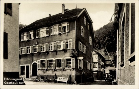 Postcard Neuenbürg an der Enz Black Forest, Gasthaus zum Adler