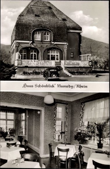 Postcard Namedy Andernach am Rhein, house Schönblick