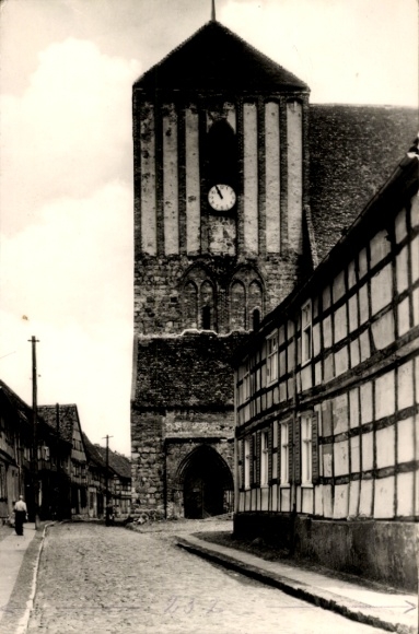 Ak Wusterhausen an der Dosse Prignitz, Kirche