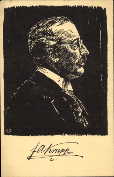 Artysta KP Friedrich Alfred Krupp, Portret