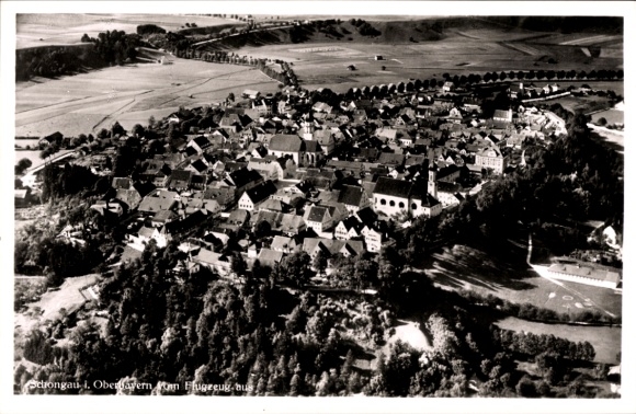 Ak Schongau in Opper-Beieren, luchtfoto
