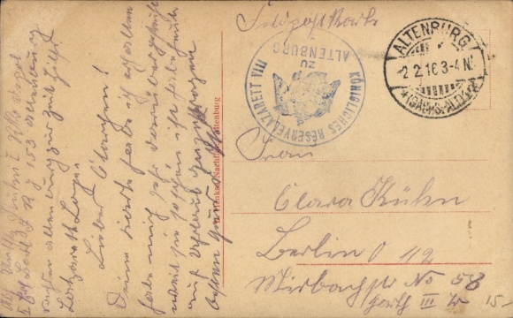 Postcard Duchess Adelheid of Saxony Altenburg, portrait