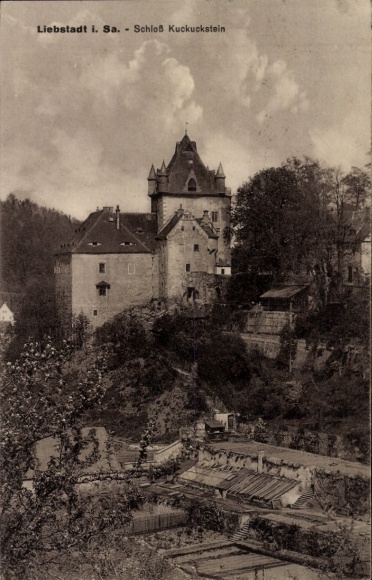 Postcard Liebstadt Erzgebirge Saxony, Kuckuckstein Castle