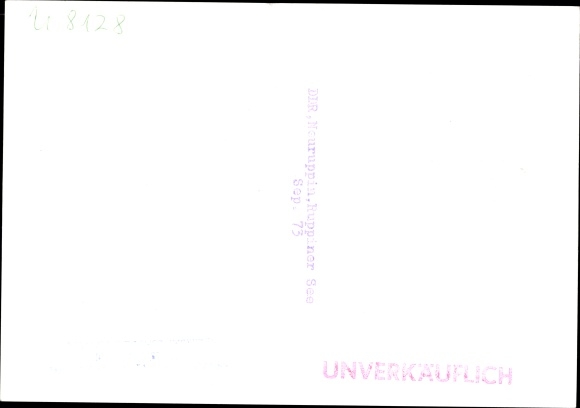 Photo Neuruppin in Brandenburg, Ruppiner See, 1973
