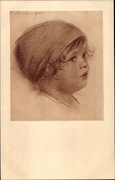 Artist PC Schachinger, Walter, child portrait