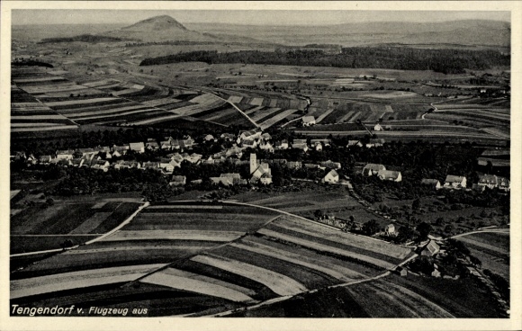 Ak Tengendorf Tengen Dorp Tengen in Baden, luchtfoto