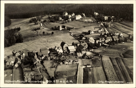 PC Masserberg in Thuringia, general view, aerial photo