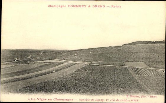 Set with 40 PCs Reims, Caves Pommery, envelope