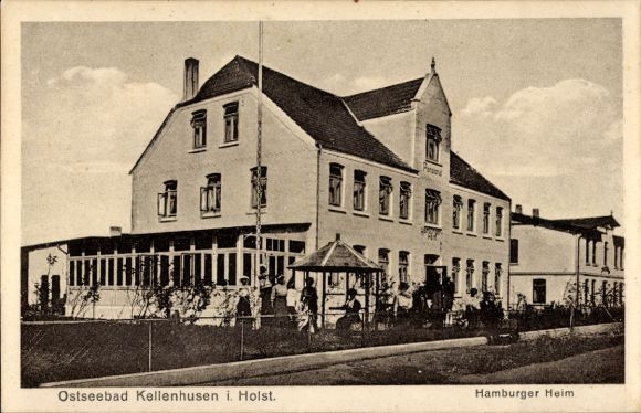 Postcard Ostseebad Kellenhusen in Holstein, Hamburger Heim