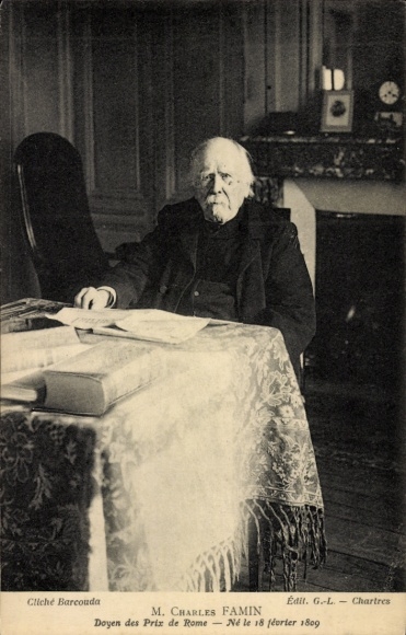 Postcard M. Charles Famin, architect